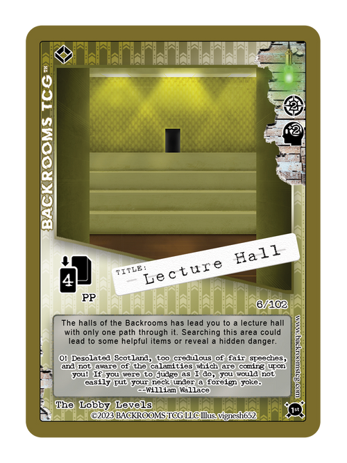 Backrooms TCG card