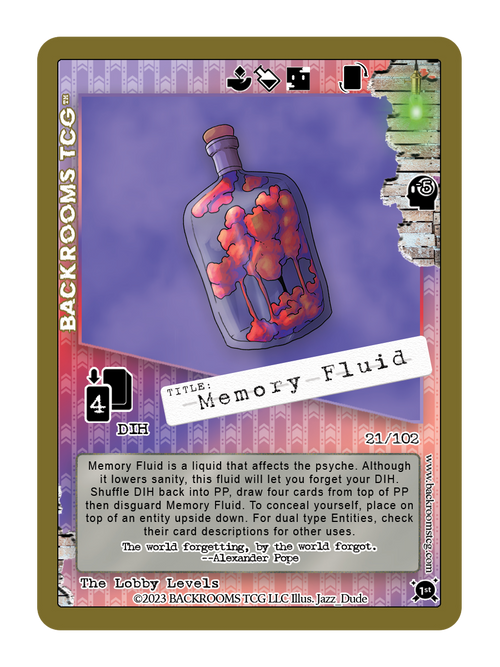 Backrooms TCG card