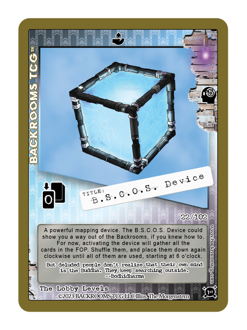 Backrooms TCG card