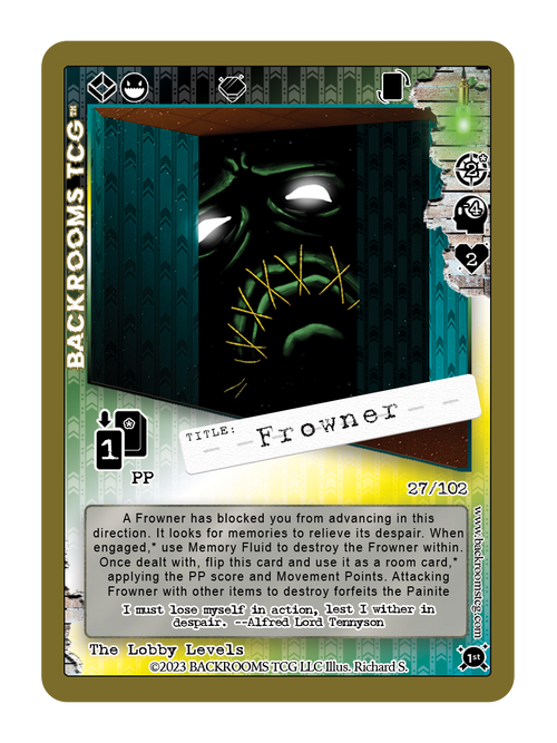 Backrooms TCG card