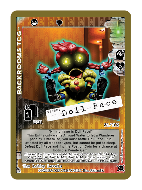 Backrooms TCG card