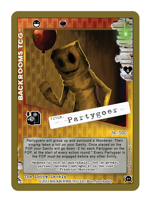 Backrooms TCG card