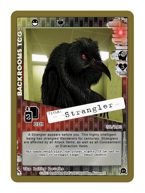 Backrooms TCG card
