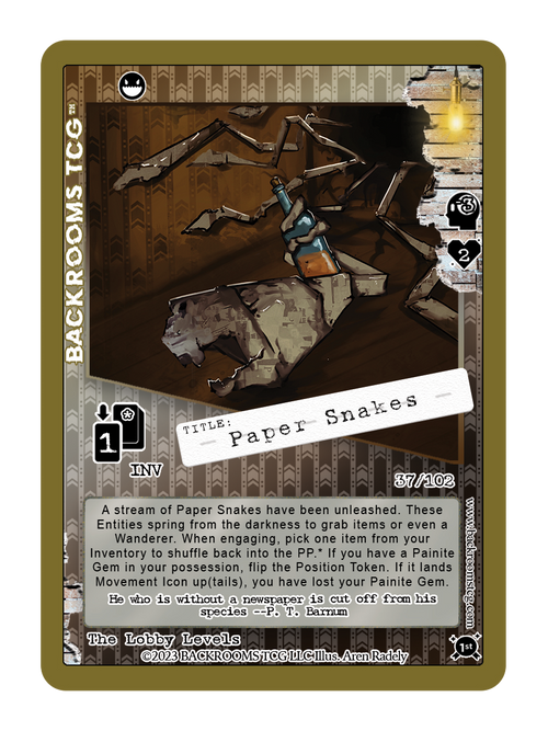 Backrooms TCG card