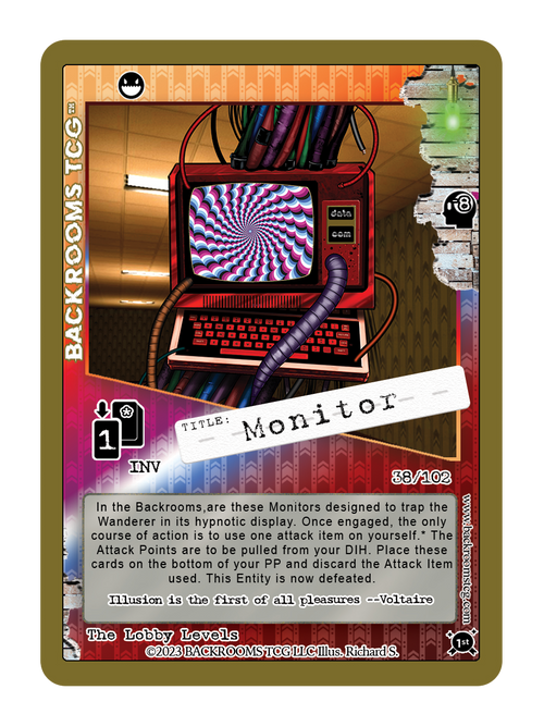 Backrooms TCG card