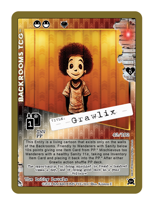 Backrooms TCG card