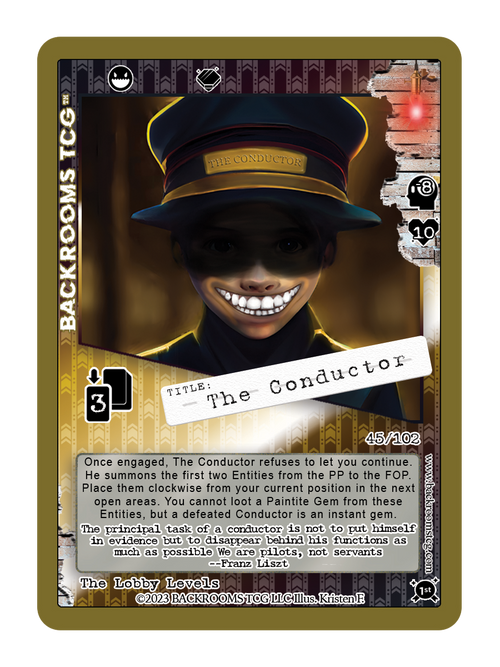 Backrooms TCG card