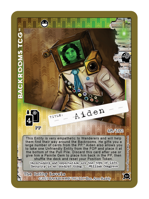 Backrooms TCG card