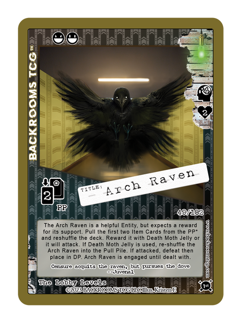 Backrooms TCG card