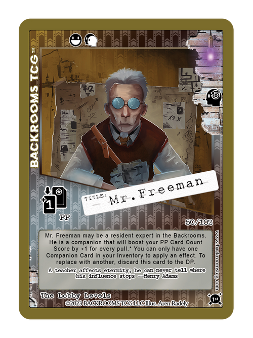 Backrooms TCG card