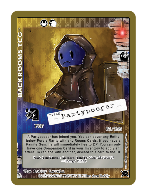 Backrooms TCG card