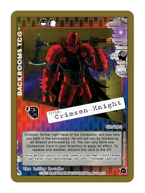 Backrooms TCG card