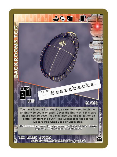 Backrooms TCG card
