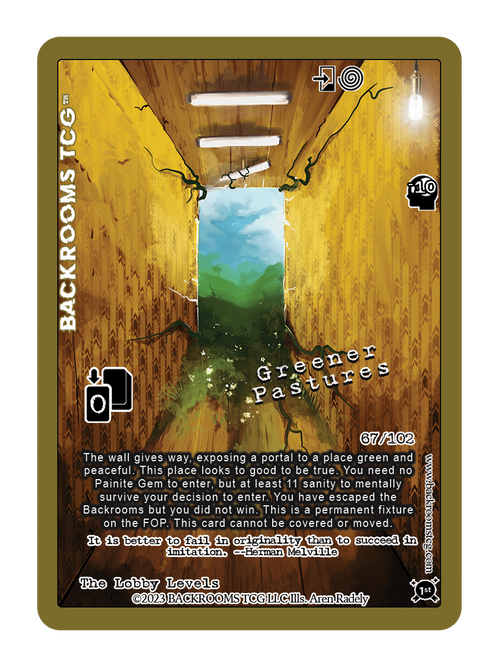 Backrooms TCG card