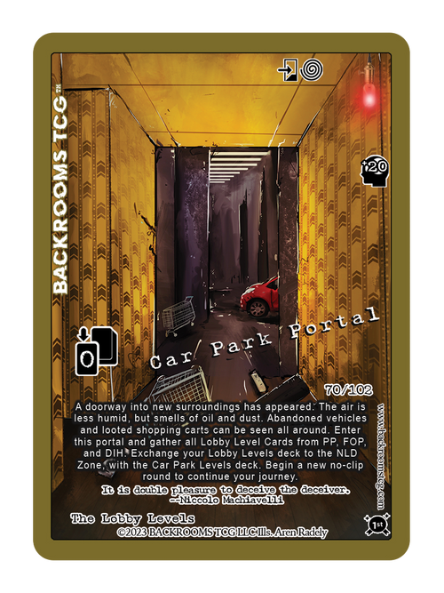 Backrooms TCG card
