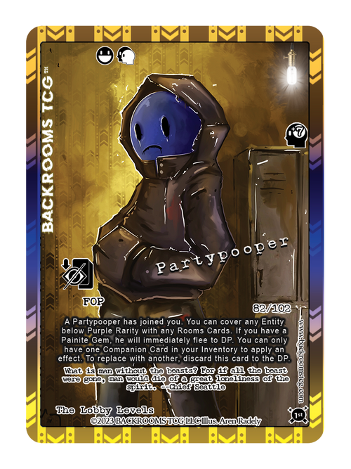 Backrooms TCG card