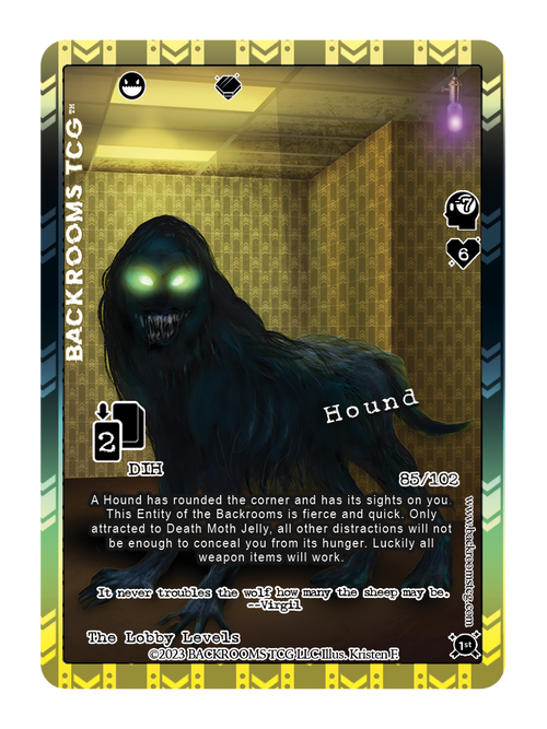 Backrooms TCG card