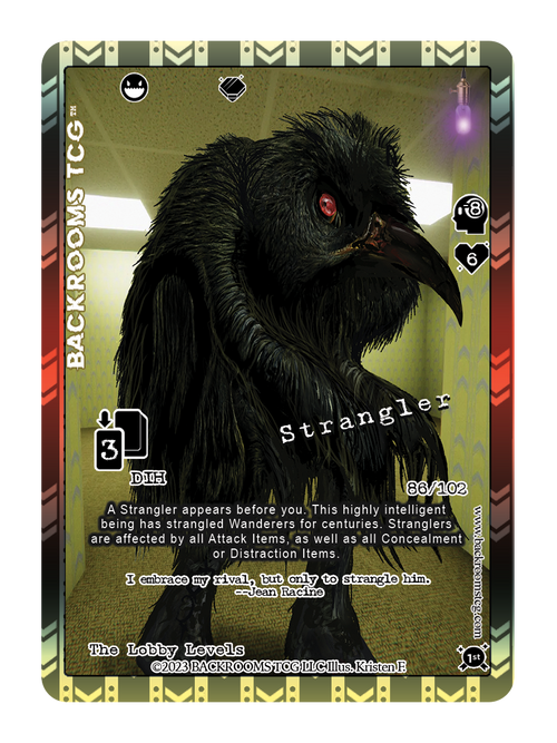 Backrooms TCG card