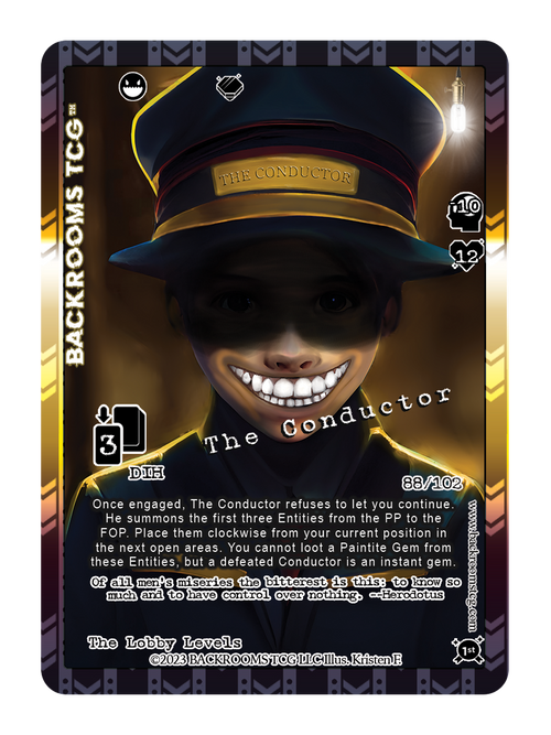 Backrooms TCG card