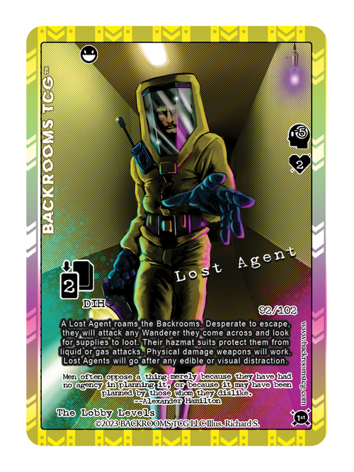 Backrooms TCG card