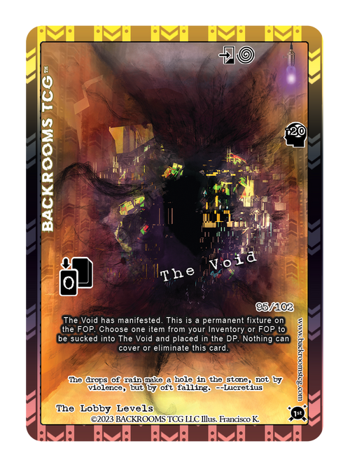 Backrooms TCG card