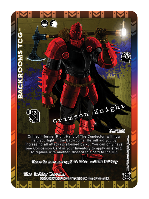 Backrooms TCG card