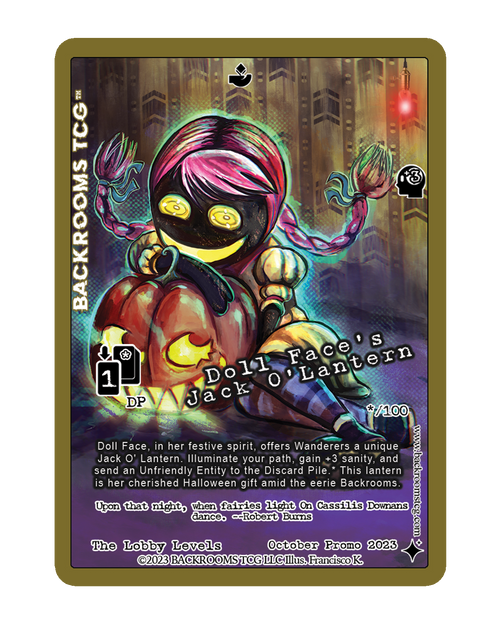 Backrooms TCG card