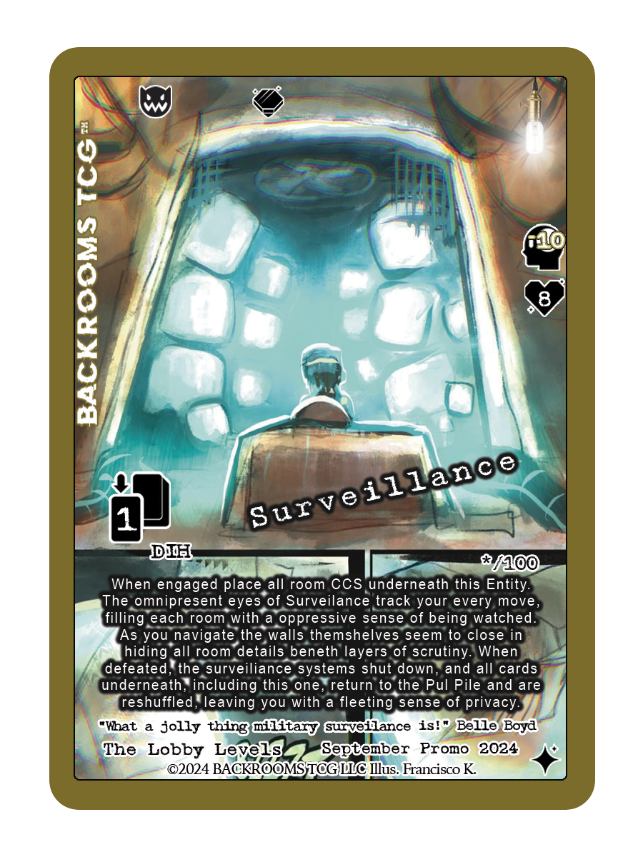 Oliver’s Vault — Backrooms TCG™ Holographic Promo Cards