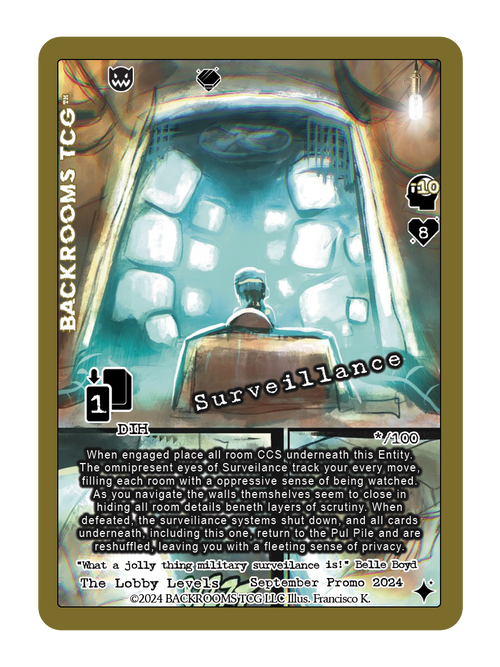 Backrooms TCG card