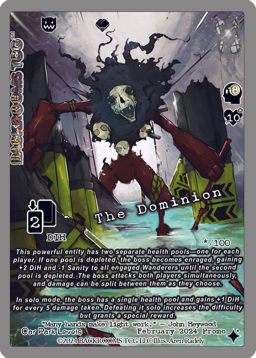 Backrooms TCG card
