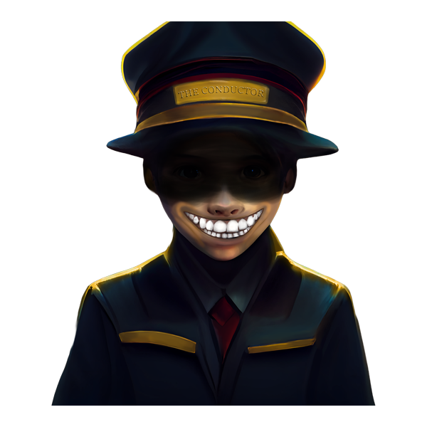 The Conductor acrylic keychain artwork illustration